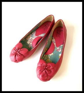 Pink BORN B.O.C. Adrianne Leather Flower Ballet FLATS Comfort SHOES 