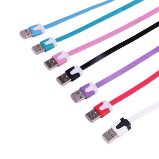 FLAT USB CHARGER DATA CABLE SYNC FOR BLACKBERRY CURVE 9220 9230 9380 