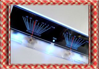 One Pieces (Double meter) Blue lake Back Light Panel VU Meter