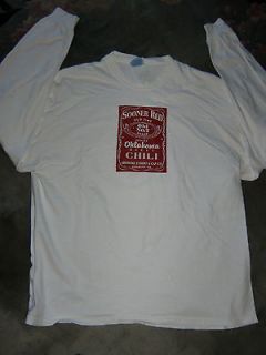 Adult XL OU Sooners Oklahoma Beefy Chili Old No. 7 Brand