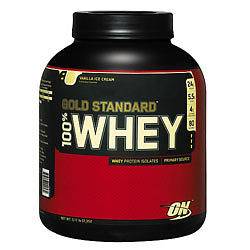 Gold Standard 100% Whey Protein   Vanilla Ice Cream, 5 lb