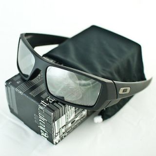 Authentic Oakley Gascan Sunglasses Matte Black w/Black Iridium 