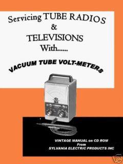 How To Service Old Antique Radios and TVs With VTVMs