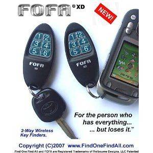 Way RF FOFA Key/Wallet/Cel​l Phone Finder, Remote Control Locator 