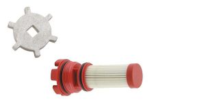 MERCURY OPTIMAX VERADO RED FUEL FILTER 35 8M002034 WITH REMOVAL TOOL