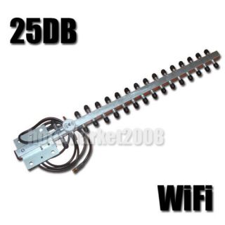 4GHz 25dBi Wireless Antenna Wlan WIFI RP SMA Booster