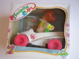 Barriguitas vintage toy   doll with car Famosa Spain new in box