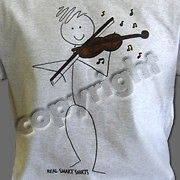 Violin t shirt music shirts fiddle classical music first chair 