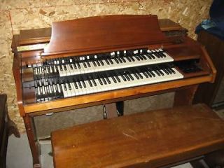 Vintage Hammond D 152 console organ + bench + full AGO pedals D100 B3 