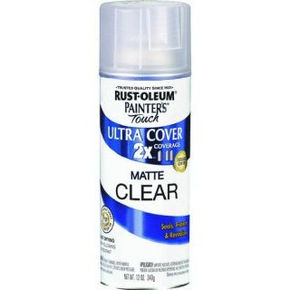 Matte Clear Ultra Cover 2x Spray Paint by Rustoleum No. 249087