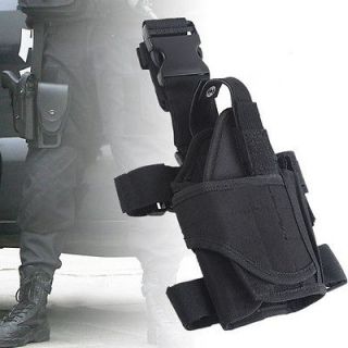 Adjustable Waterproof Tactical Puttee Thigh Leg Pistol Gun Holster 