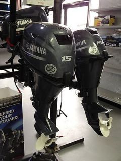   F15SEHA 15 horsepower four stroke outboard boat motor Yamaha warranty