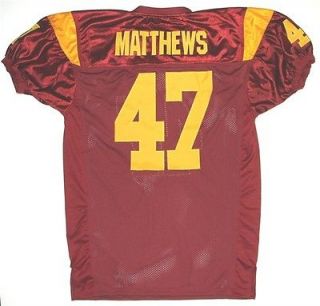 Clay Matthews #47 USC Replica Jersey Green Bay Packers XL
