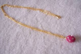 CREW JEWELRY Pink Enamel Crystal Pendant Necklace NEW