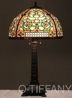Tiffany Style Stained Glass Victorian Lamp Concerto