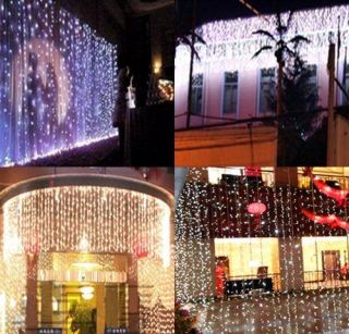 Express Shipping FairyString LED Curtain Light Wedding Christmas Decor