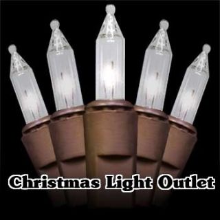   /White Outdoor Christmas Wedding Party String Light 14ft Brown Wire