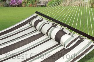 Hammock Quilted Fabric With Pillow Double Size Spreader Bar Heavy Duty