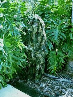   Ghillie Gillie Suit Woodland Camo Size SM, MED, or  LG Paintball etc
