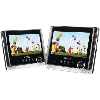 COBY TFDVD7752 7 DUAL SCREEN TABLET PORTABLE DVD PLAYER