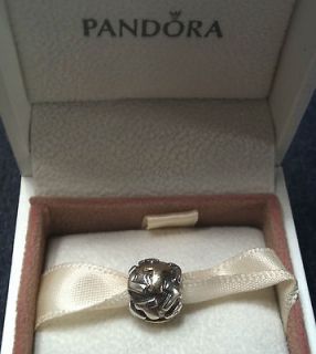 Retired Pandora 2tone .925 + 14K Initial T Bead charm 790298T