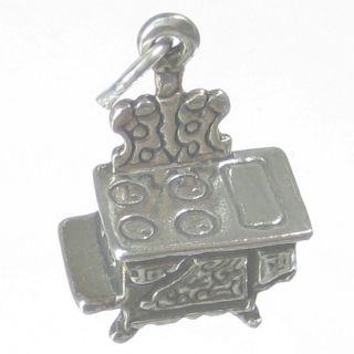 Stove Cooker AGA sterling silver charm .925 x 1 Cookers Stoves charms 