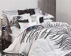 PEACOCK FEATHER Yolanda WHITE 3 Pce KING Size Quilt / Doona Cover Set 
