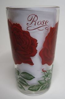 Peanut Butter Glass Boscul Flower Rose in Never Used Condition Name at 