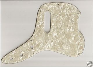 Antique pearl pickguard fits 78 Fender Musicmaster bass