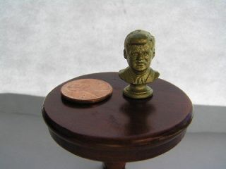 Miniature Dollhouse Bust of JFK Figurine / ISL