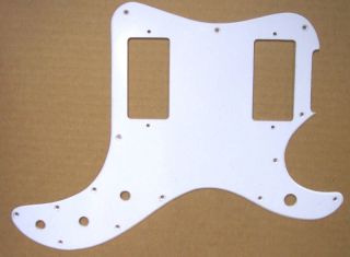 solid white pickguard fits 1982 Peavey T 15 guitar