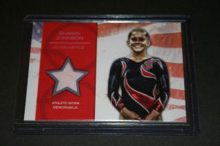 2012 Topps Olympic Hopefuls Gymnastics #OR SJ Shawn Johnson Relic