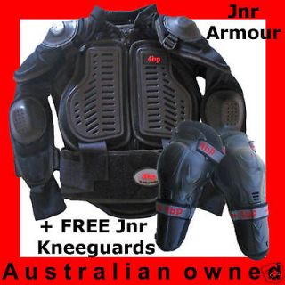 KIDS MOTOCROSS/BMX BODY ARMOUR size 12 + free knee gds