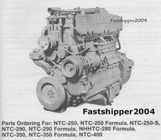 Cummins Diesel Engine Parts Catalog NTC FFC Series Manual Big Cam 