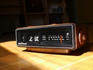 Panasonic Flip Clock Vintage Radio Eamaes Danish Howard
