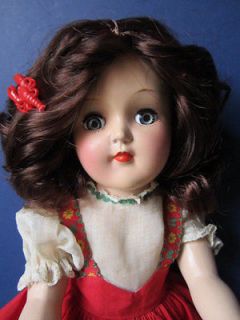 BREATHTAKING P91 TONI DOLL~ROOT BEER COLOR WIG~1950s