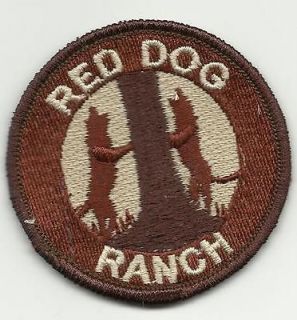 RED DOG RANCH BLOODHOUND PATCH