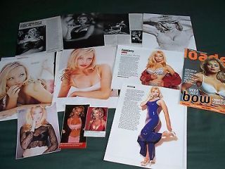 KIMBERLEY DAVIES   TV CELEBRITY   CLIPPINGS CUTTINGS PACK