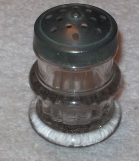 Antique/Vintag​e Cutglass Salt & Pepper Shakers   2 1/2 H x 1 1/2 