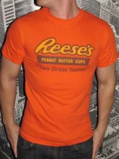 VINTAGE REESES PEANUT BUTTER CUPS CHOCOLATE T SHIRT L