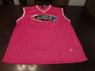   Mens Retro Pink Phoenix Suns Rookie Challenge #9 Warmup Jersey Sz XL