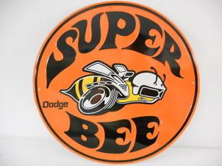 tin sign garage classic car dodge mopar super bee hemi 440 426 six 