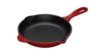 Le Creuset Enameled Cast Iron 6 1/3 Inch Skillet with Iron Handle 