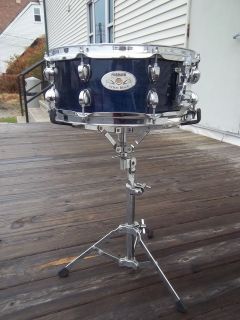 Premier Artist Birch Snare Drum 14 with Stand Turquoise