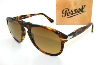 Authentic PERSOL 649 Polarized Sunglass 649S   938/81 *NEW* 54mm