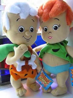   Flintstones 14 Stuffed Dolls Pebbles & Bam Bam Toy Works Inc