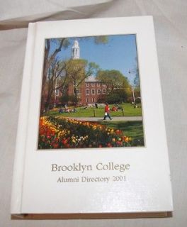   COLLEGE ALUMNI DIRECTORY 2001   phone numbers, addresses, e mail