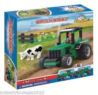   Farm Tractor (3 IN 1) Building Blocks (lego) 142pcs #5713 & Free Gift
