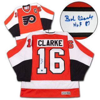 BOBBY CLARKE Philadelphia Flyers SIGNED Stanley Cup Era JERSEY