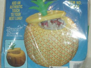 Large Inflatable Pineapple Ice bucket / Cooler HAWIIAN LUAU party 